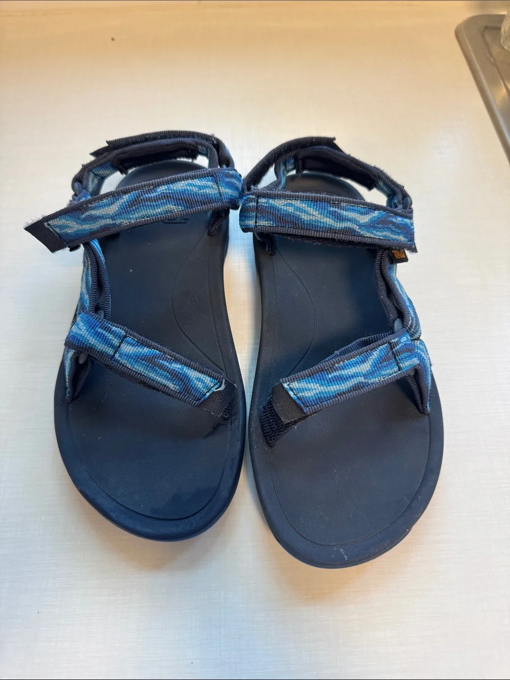Teva kids 3 - Blue Webbing Strap Sandals